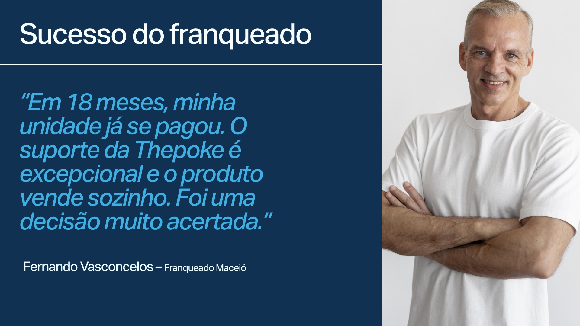 Depoimento de Fernando Vasconcelos, franqueado Thepoke